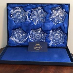 Sorelle crystal snowflake ornaments